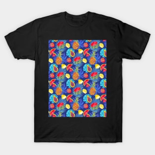 Fruits pineapple watermelon lemon papaya T-Shirt